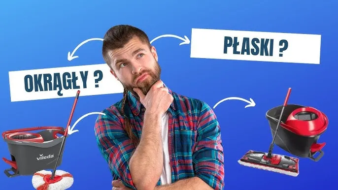 Mopy płaskie i obrotowe porównanie