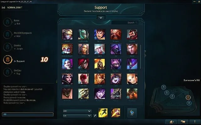 League of Legends role bohater&oacute;w