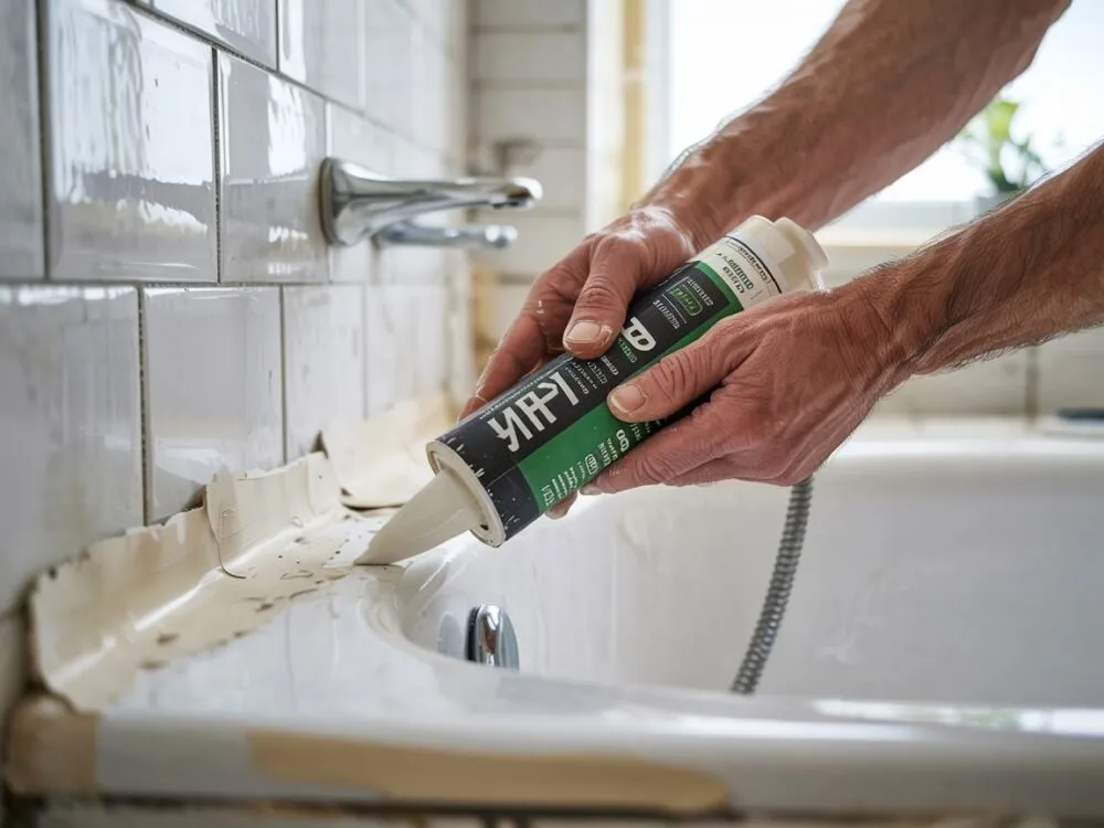 przygotowanie powierzchni pod nowy silikon