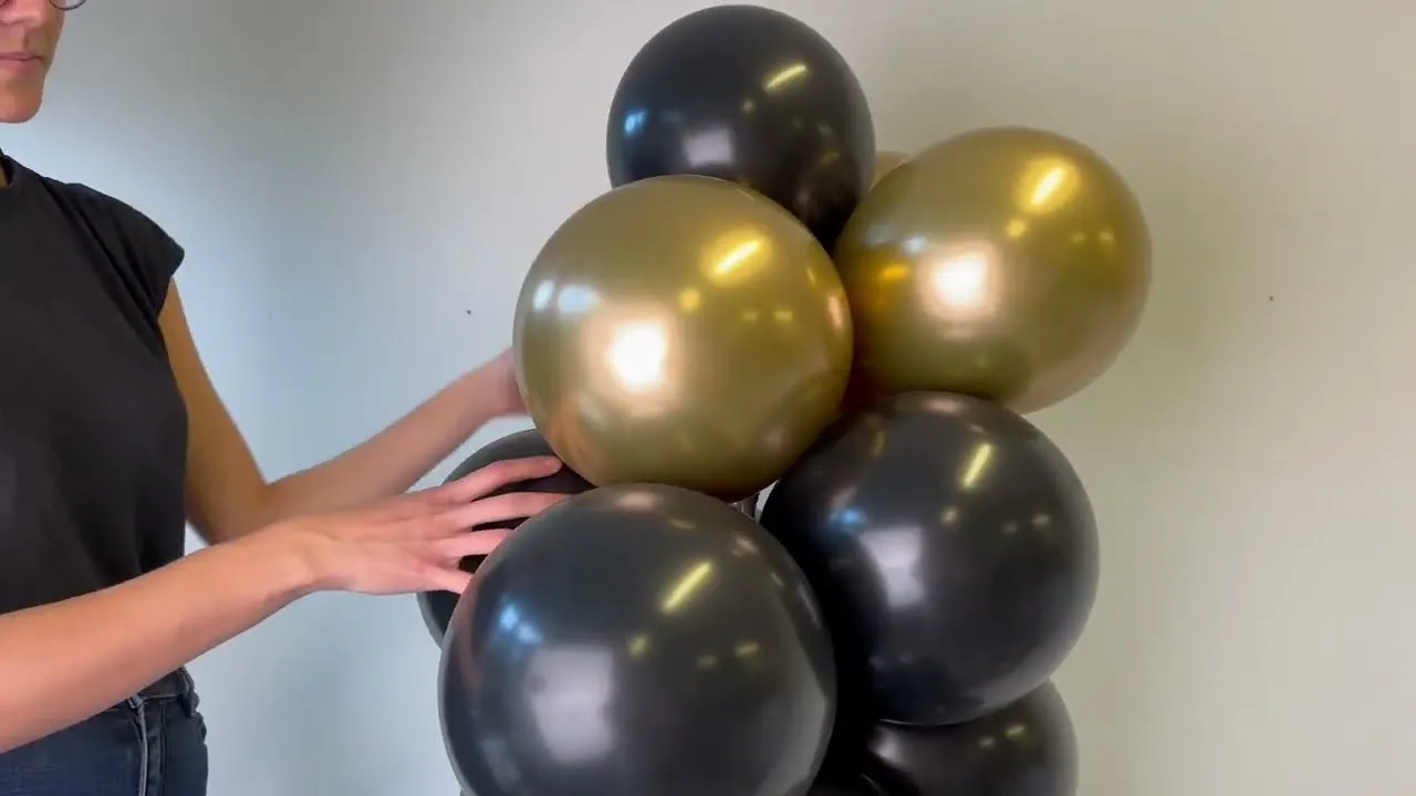 girlanda balonowa organiczna i prosta por&oacute;wnanie