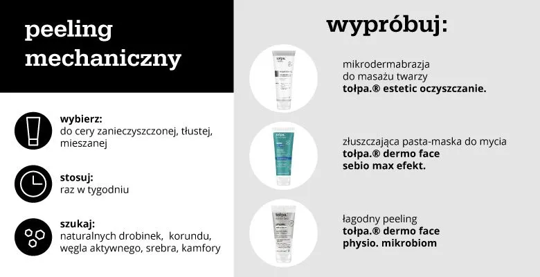 rodzaje peeling&oacute;w do twarzy por&oacute;wnanie