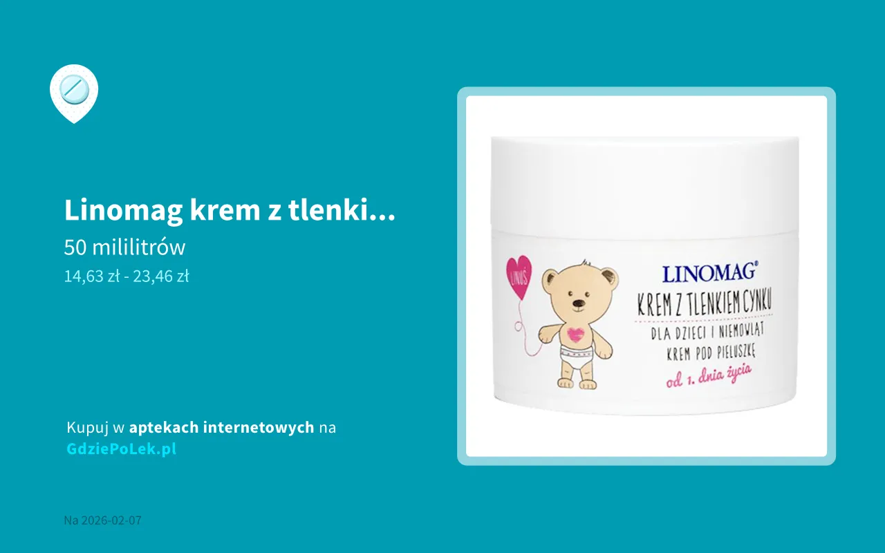 Preparaty z tlenkiem cynku na pot&oacute;wki dla niemowląt