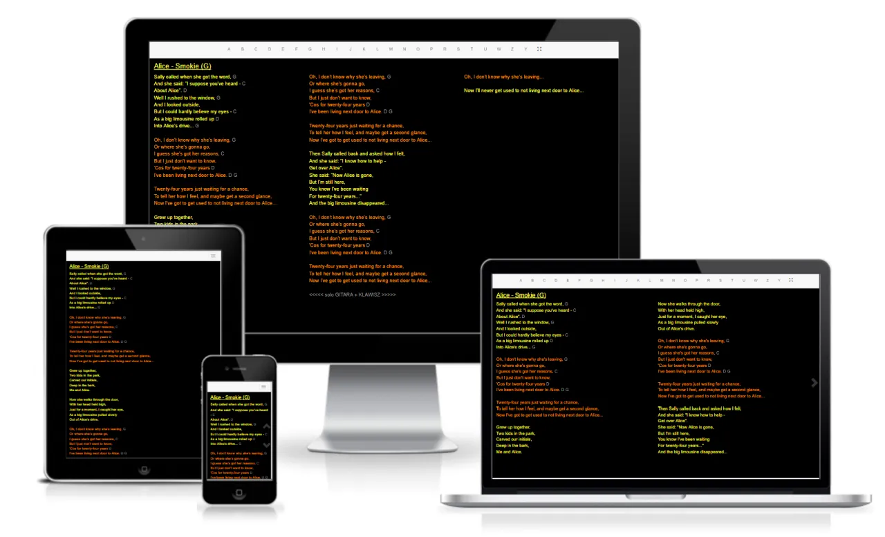 platformy dla tekściarzy, banki tekstów piosenek