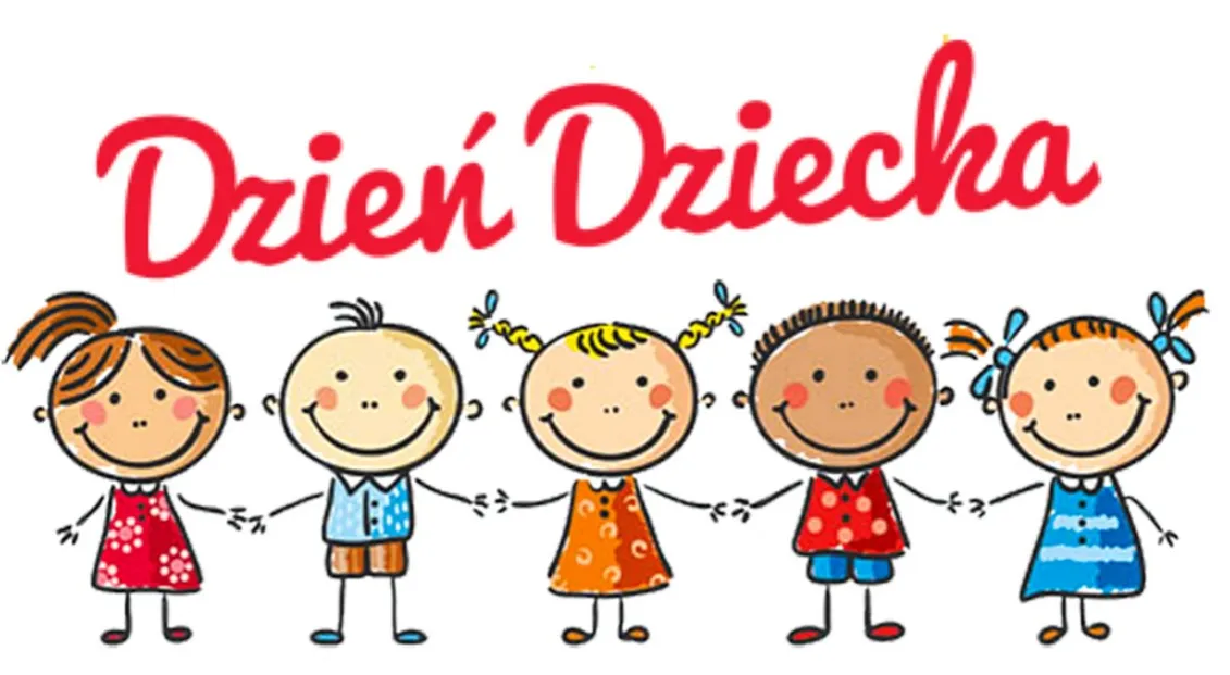 dzieci świętujące dzień dziecka