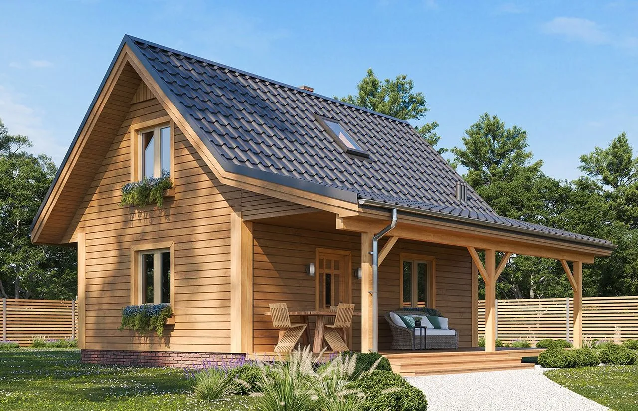 Projekt domu do 70m2 bez pozwolenia