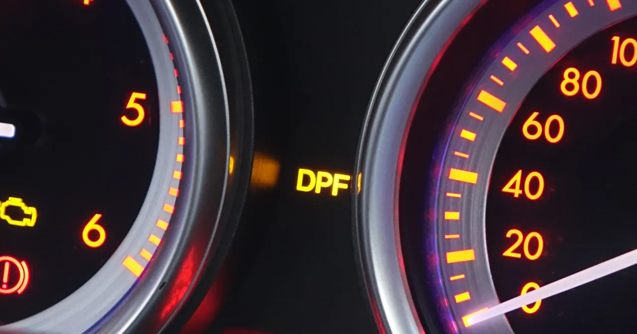 schemat działania filtra DPF