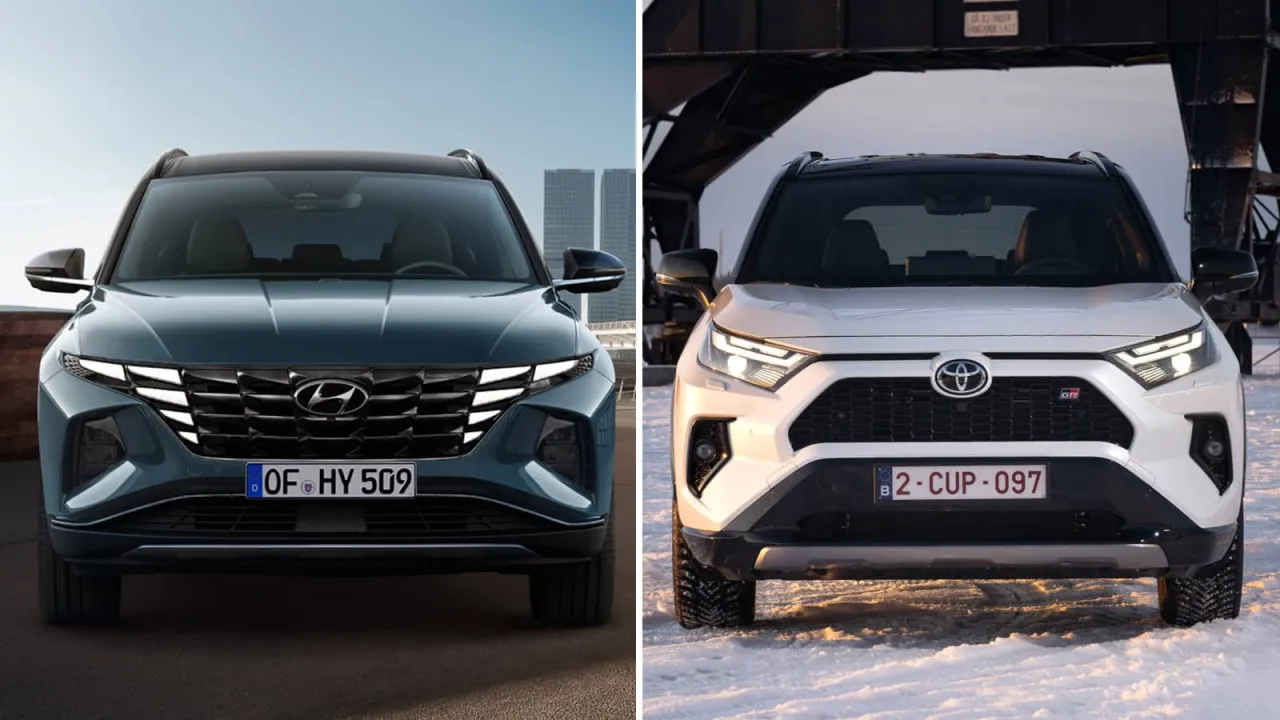 Por&oacute;wnanie: hybryda Hyundai Tucson kontra Toyota RAV4. Kt&oacute;ry SUV wybierzesz?