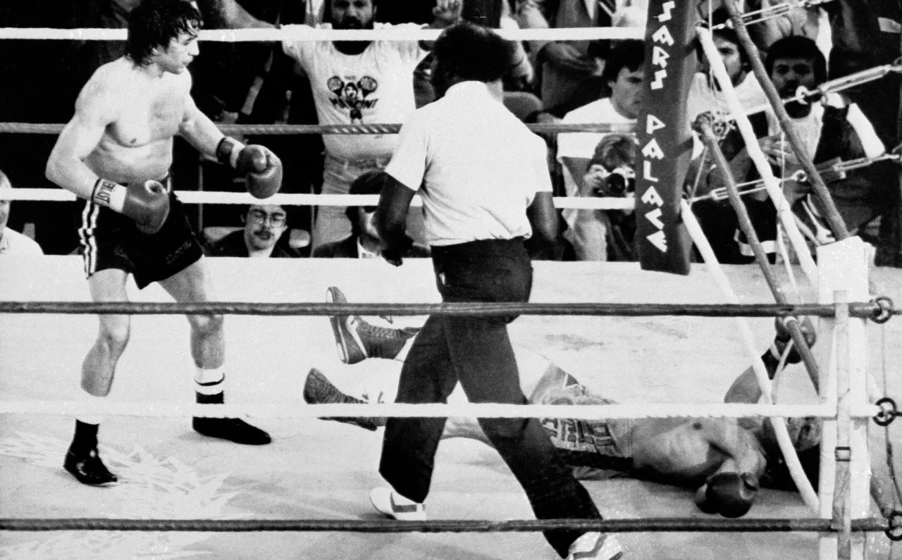 Ray Mancini Duk-koo Kim walka 1982