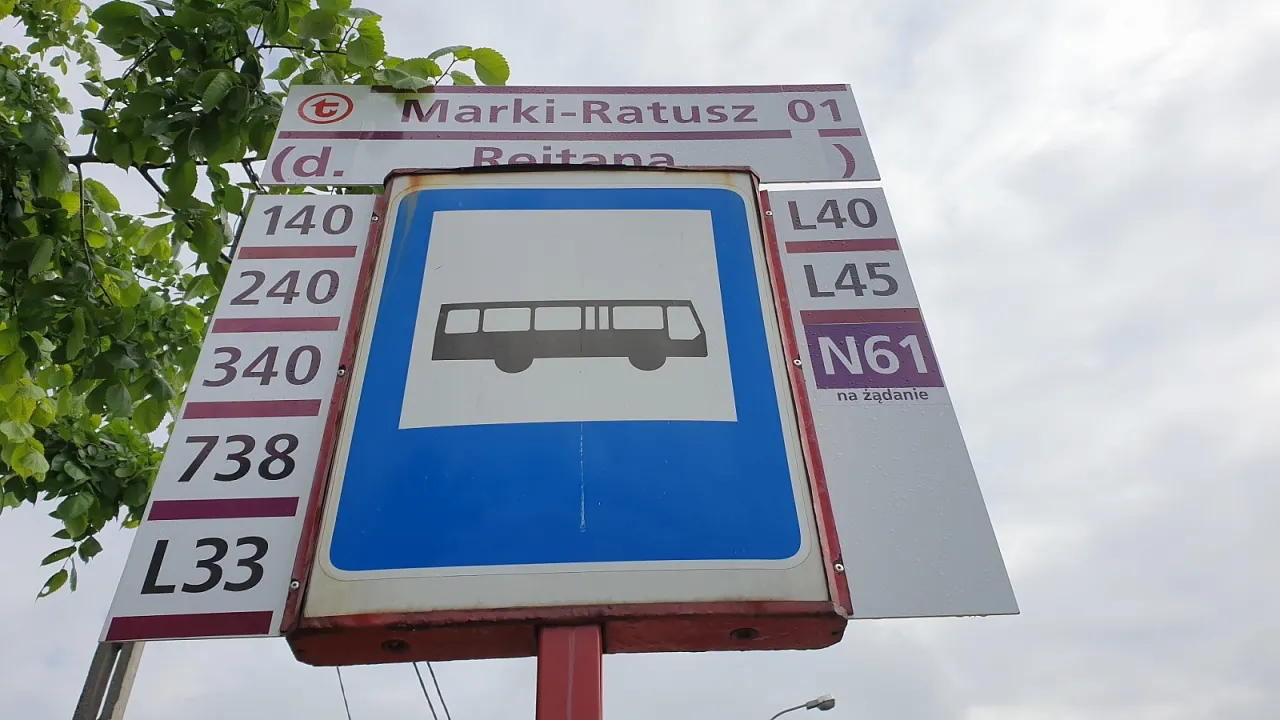 Marko Bus rozkład jazdy tablica