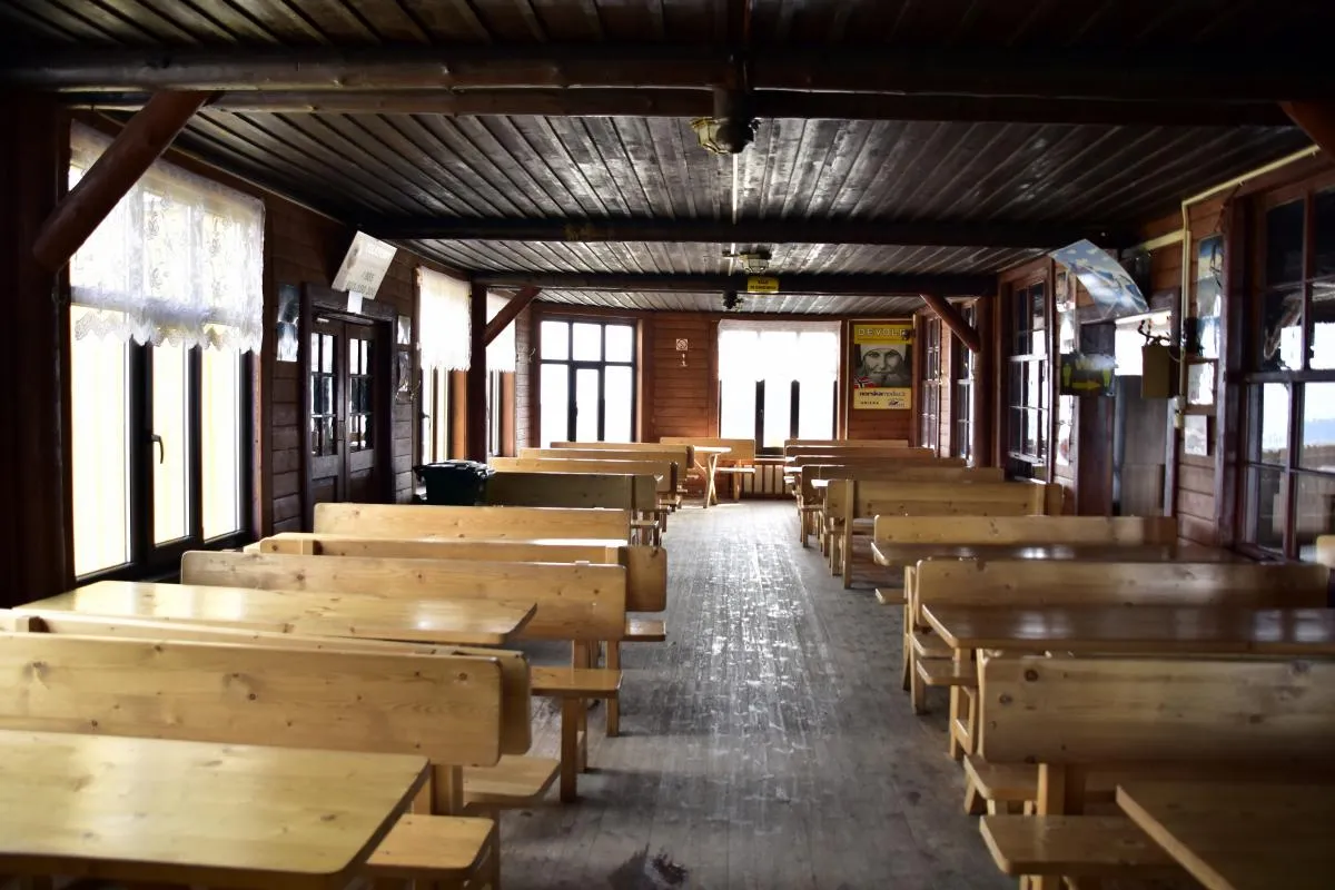 Legitymacja PTTK, nocleg na glebie w schronisku