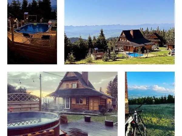 Bacówka u Dudka balia basen widok na góry