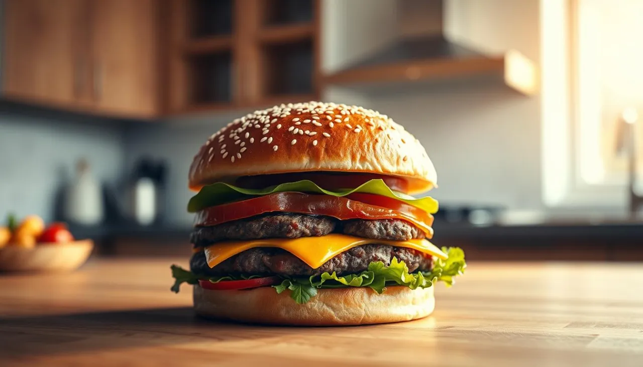 Zdjęcie Kaloryczność hamburgera: odkryj ukryte kalorie i jedz świadomie