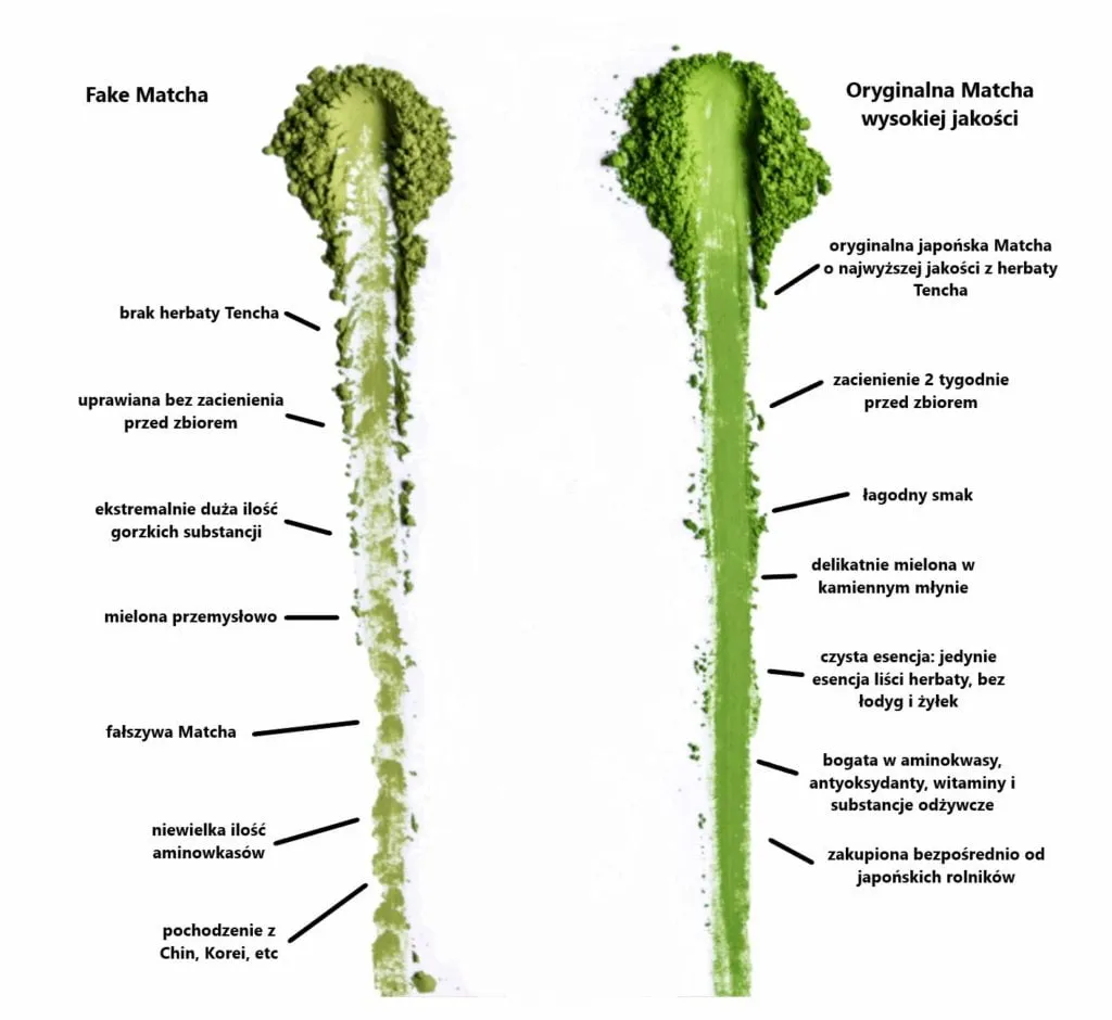 oryginalny matcha slim vs podr&oacute;bka