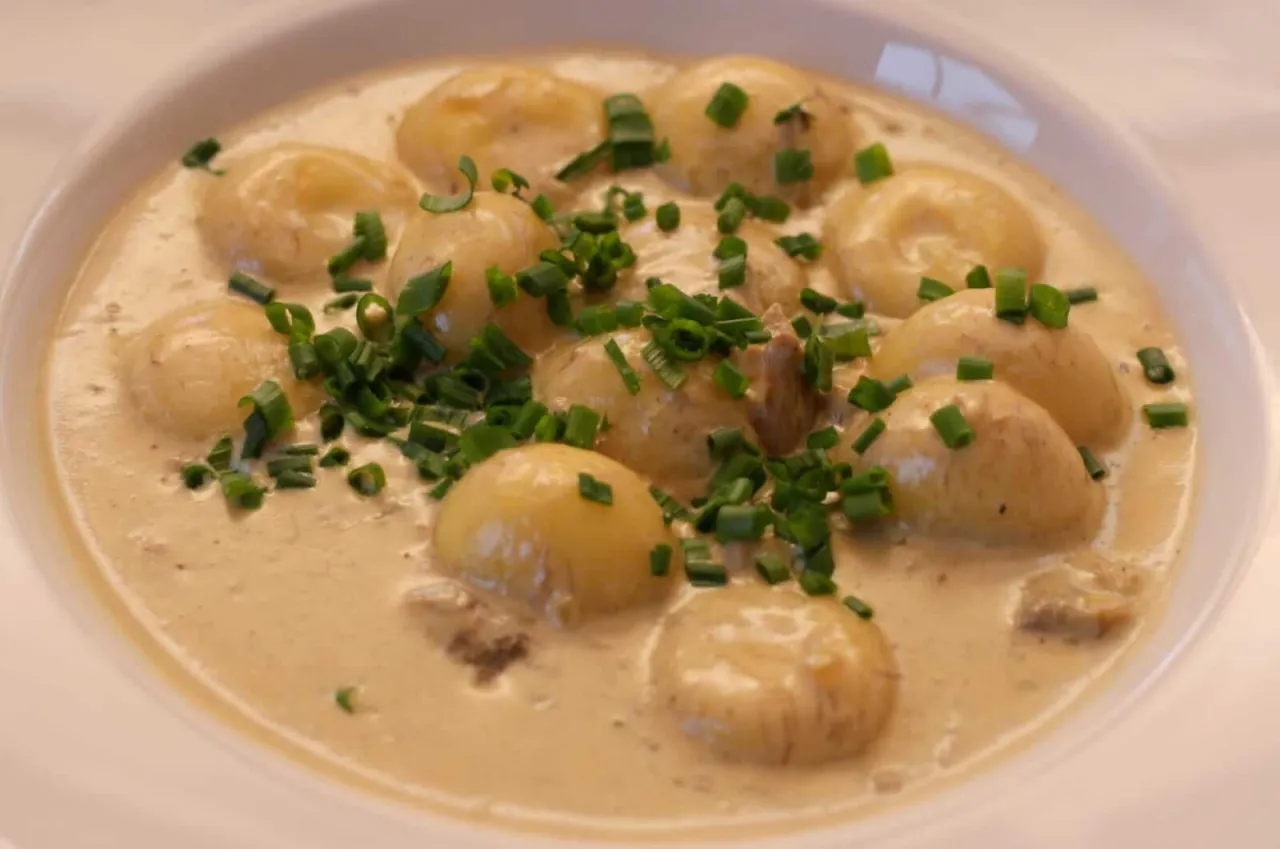 Tradycyjne sosy do klusek śląskich: grzybowy, pieczeniowy, cebulowy