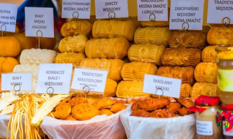 różne rodzaje oscypków