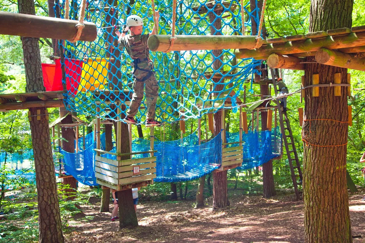 Park Linowy Bluszcz Międzyzdroje widok na morze