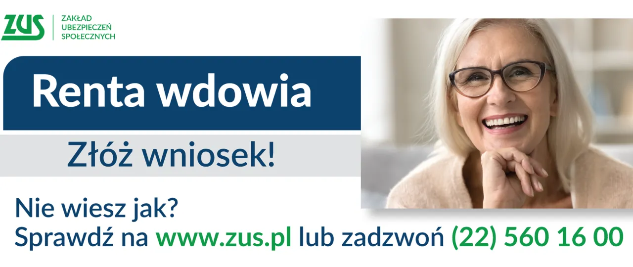 kobieta otrzymująca wsparcie, dokumenty ZUS, renta rodzinna
