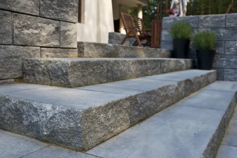 przykładowe wykończenia schodów zewnętrznych