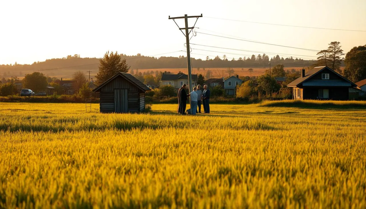Harmonogram podłączenia prądu do działki infografika