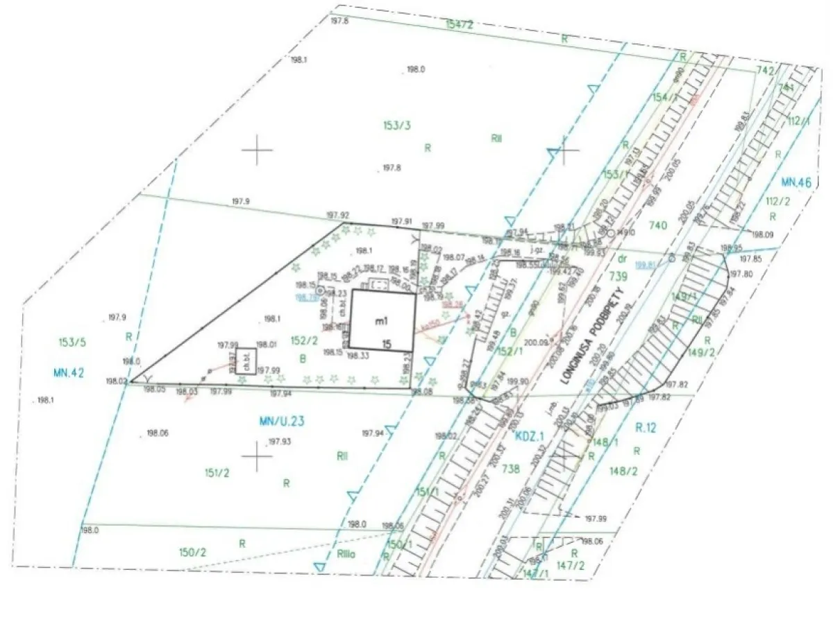 podział geodezyjny domu mapa rzuty