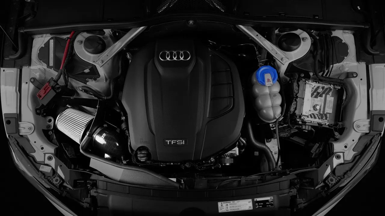 Audi A4 B9 2.0 TFSI engine bay