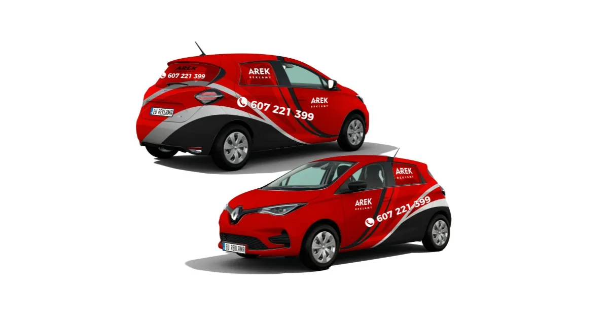 oklejanie samochodu reklamowego przykłady