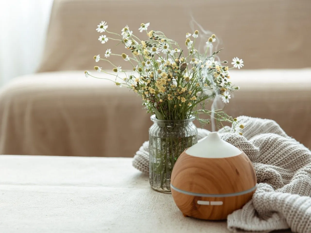 cichy nawilżacz powietrza do sypialni