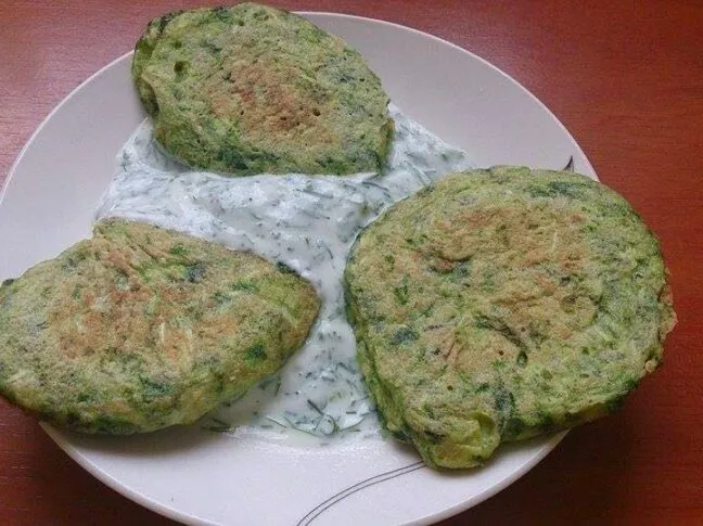 BLW szpinak placuszki