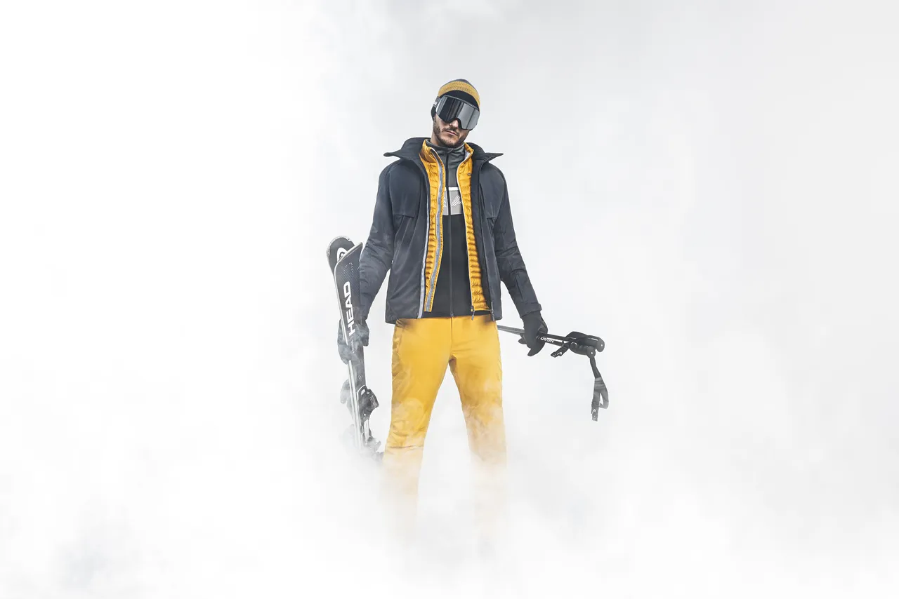 budowa spodni narciarskich membrana fartuch przeciwśnieżny