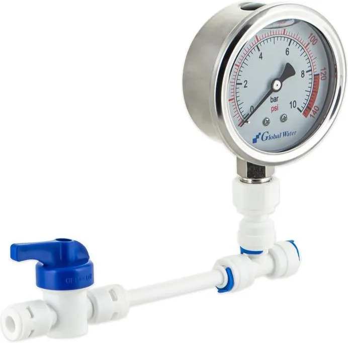 manometr do pomiaru ciśnienia wody w kranie