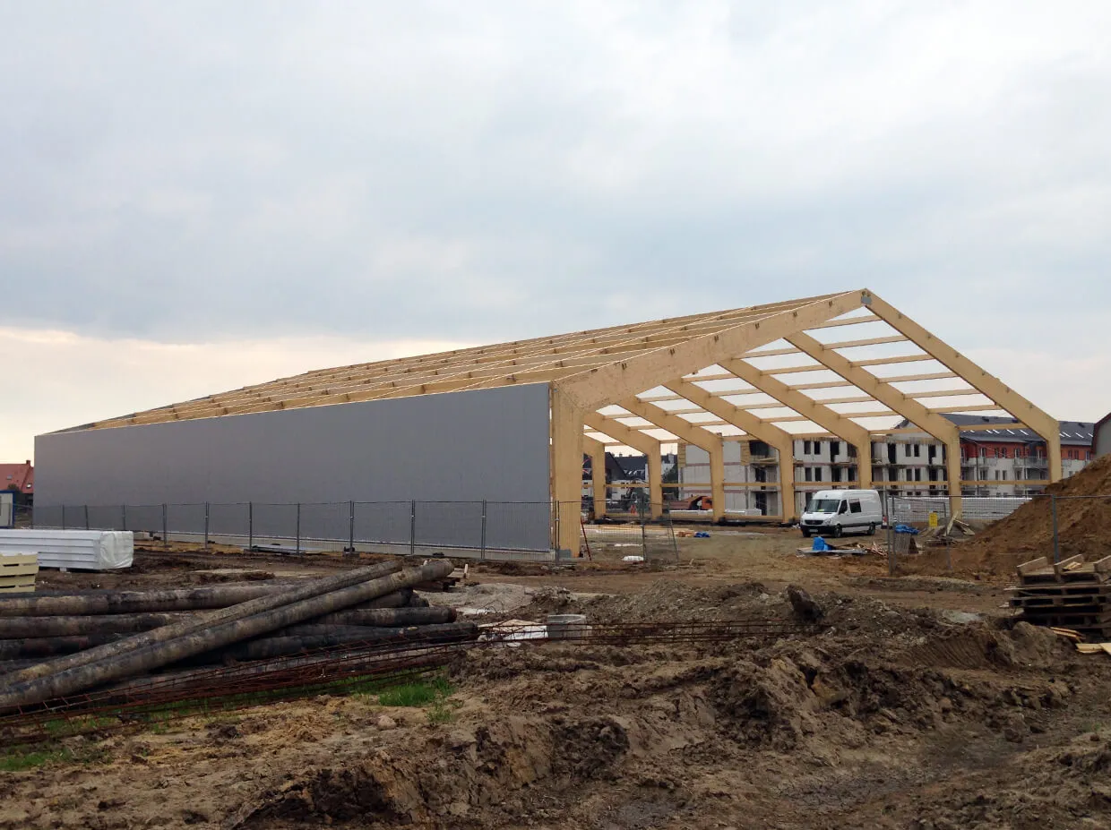 Konstrukcje nośne płyty warstwowe stal drewno żelbet