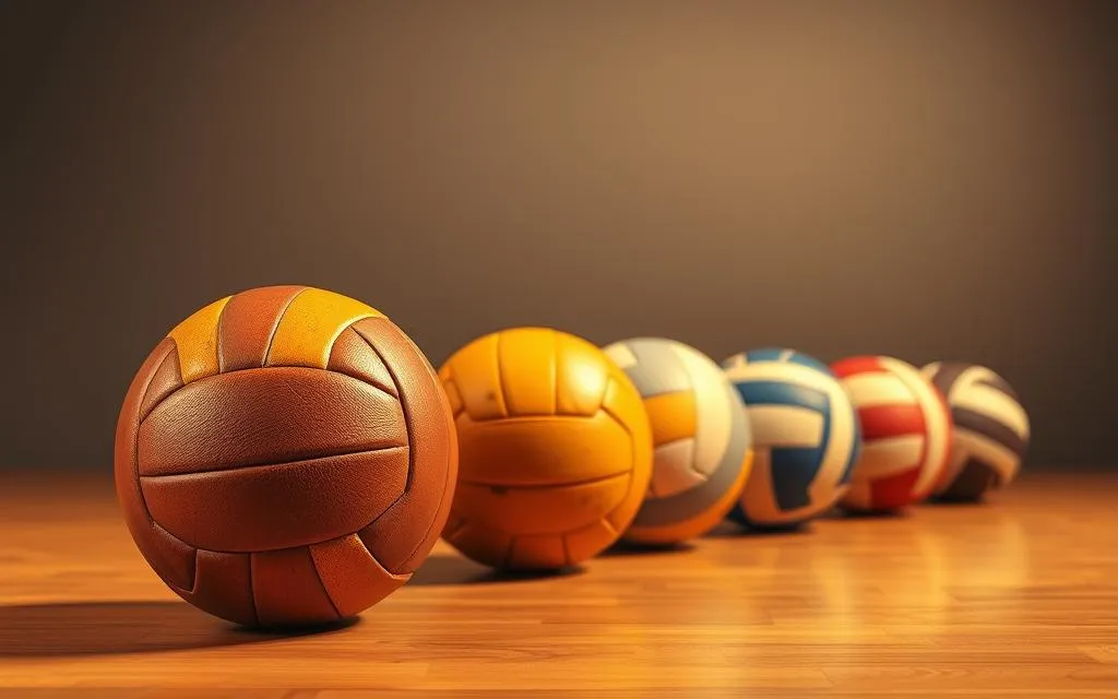 ewolucja kolorystyki piłek siatkowych