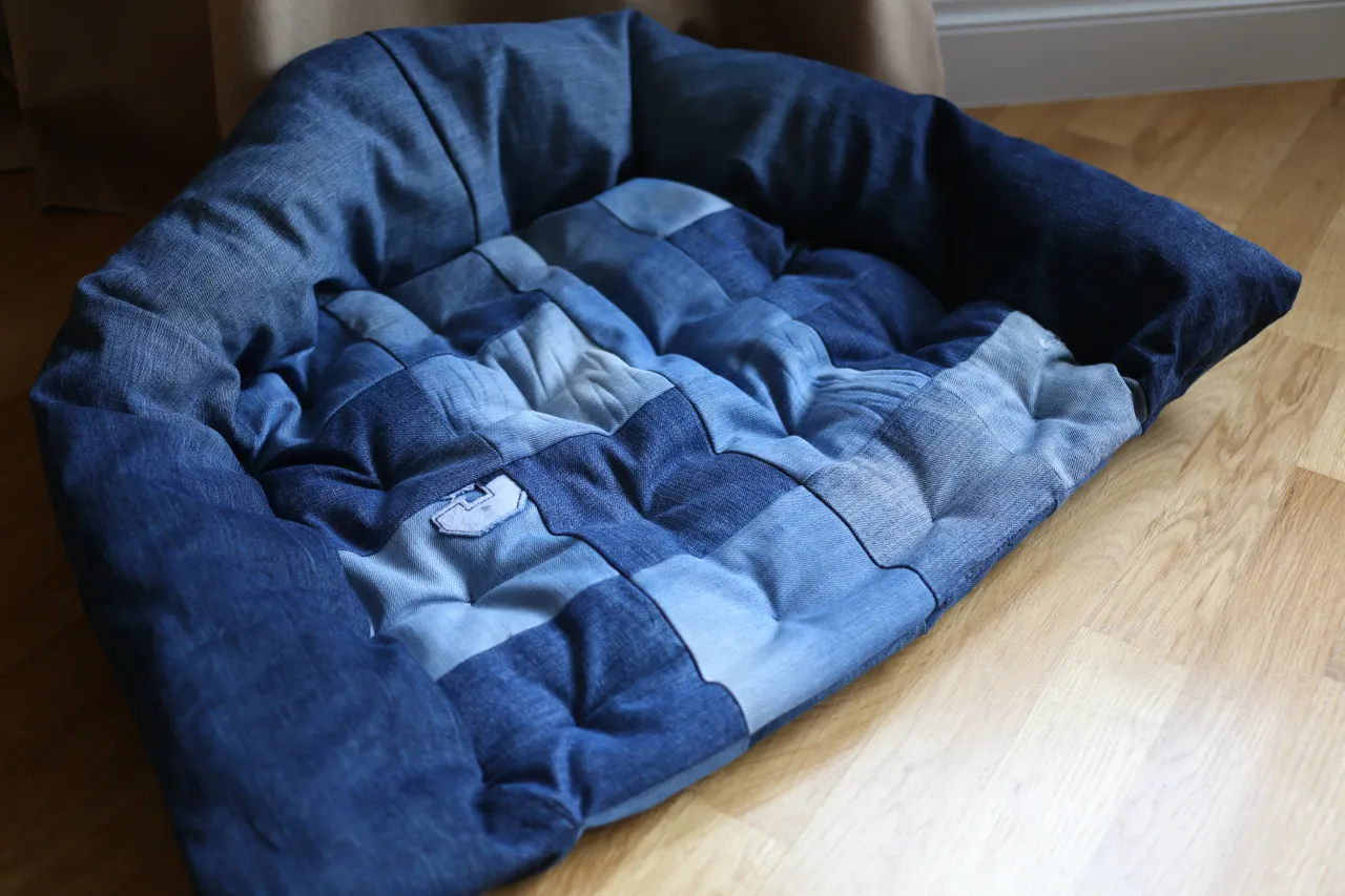 materiały do szycia legowiska dla psa