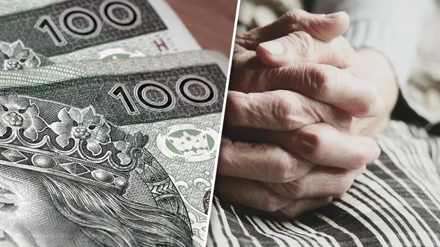 pracownik DPS uśmiechnięty pieniądze