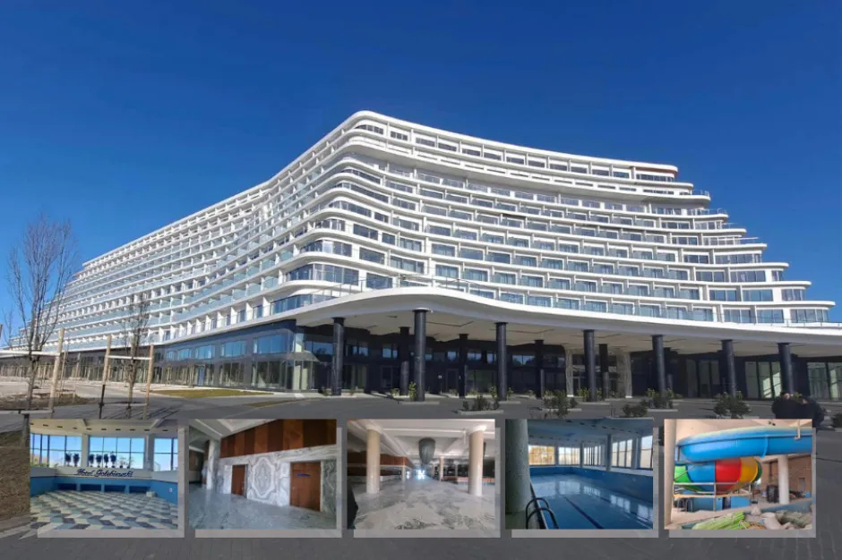 Hotel Gołębiewski Pobierowo budowa wizualizacja