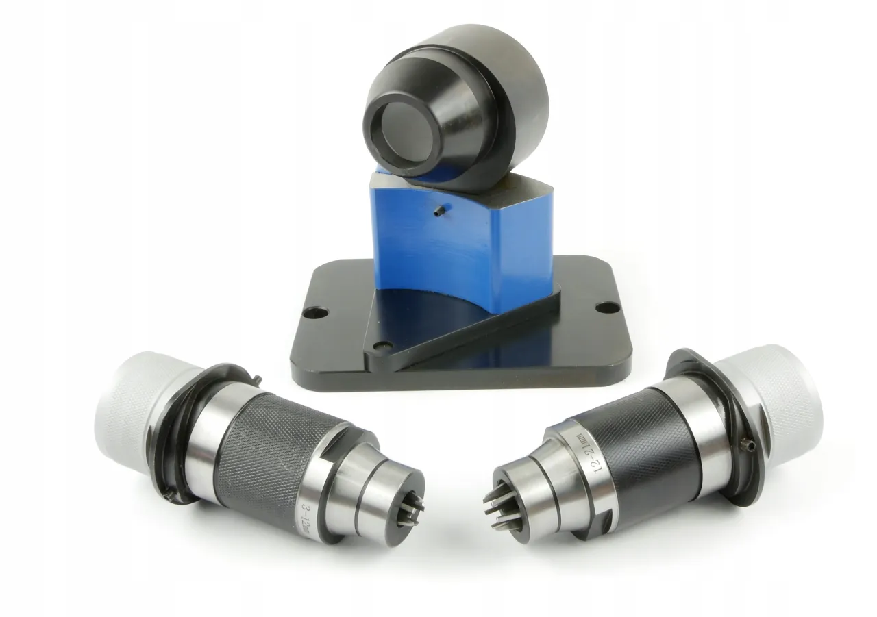 schemat budowy przyrządu do ostrzenia wierteł DIY