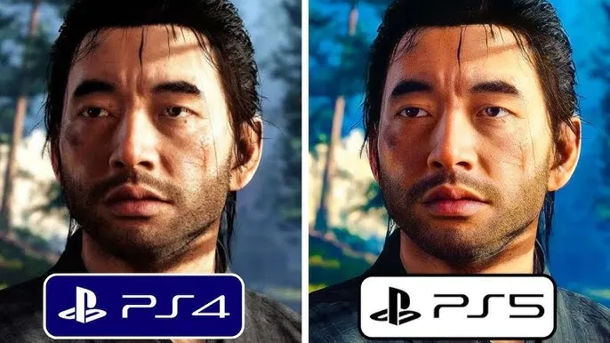 Porównanie grafiki gry PS4 na PS4 vs PS5 Game Boost