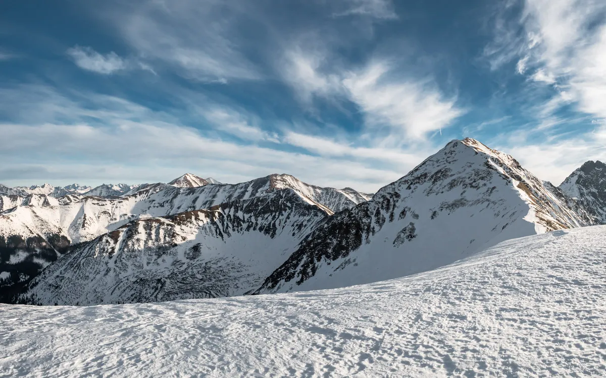 zimowe góry polska szlaki