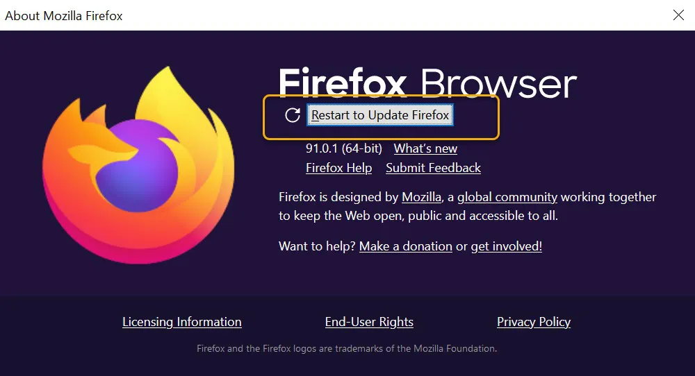 Firefox aktualizacja ręczna krok po kroku