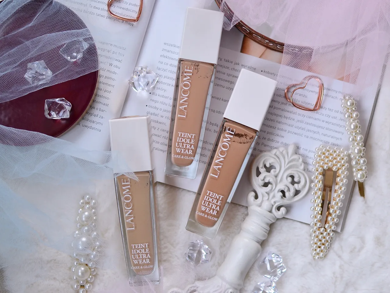 Lancôme Teint Idole Ultra Wear Care & Glow na skórze