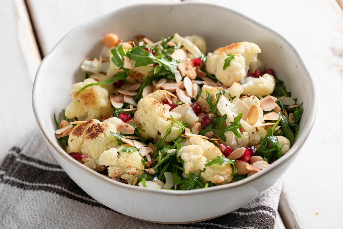 salade de chou-fleur plat complet