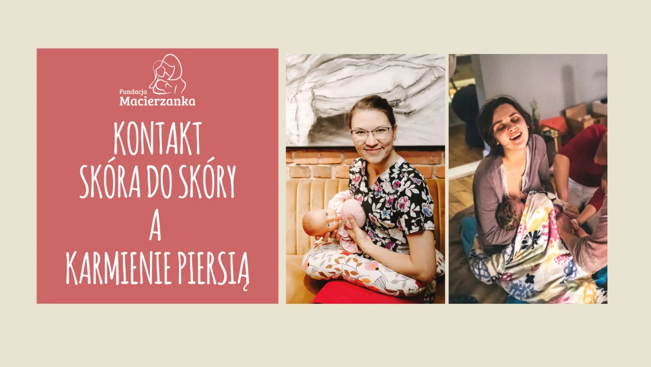 matka z dzieckiem kontakt skóra do skóry karmienie piersią