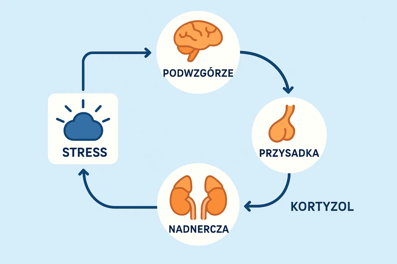 Stres wpływa na podwzgórze, przysadkę i nadnercza, produkując kortyzol. Czy przeziębienie może opóźnić miesiączkę? Tak, stres związany z chorobą może zaburzyć cykl.