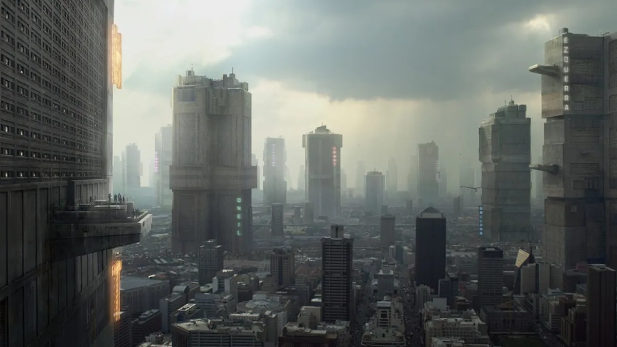 Dystopijne miasto w filmie science-fiction