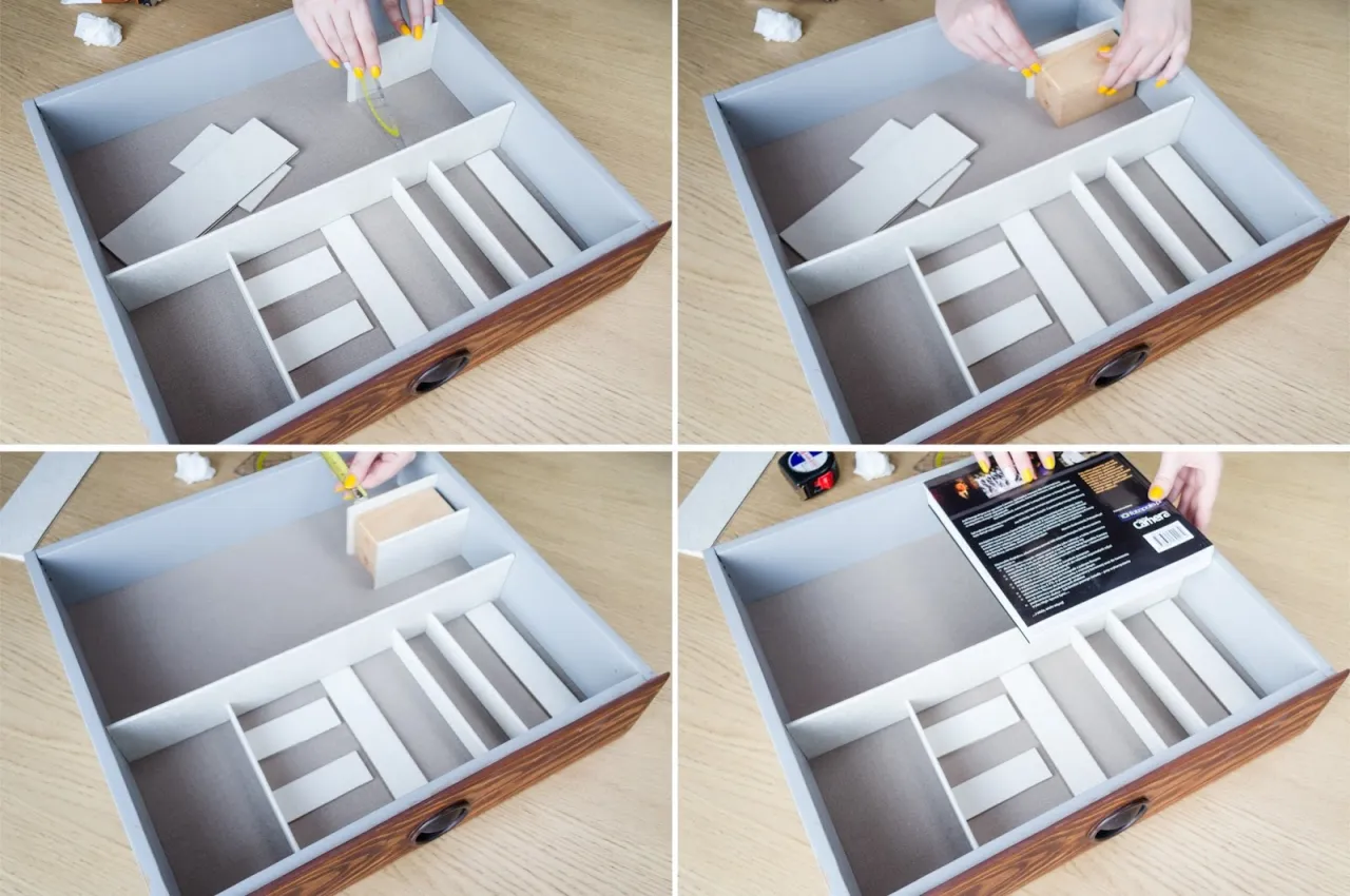 DIY organizer do szuflady na biżuterię pomysły