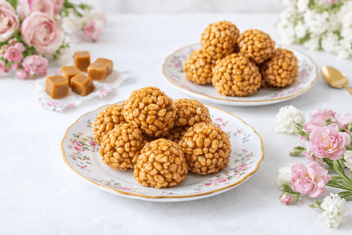 Robienie szyszek z ryżu i krówek krok po kroku