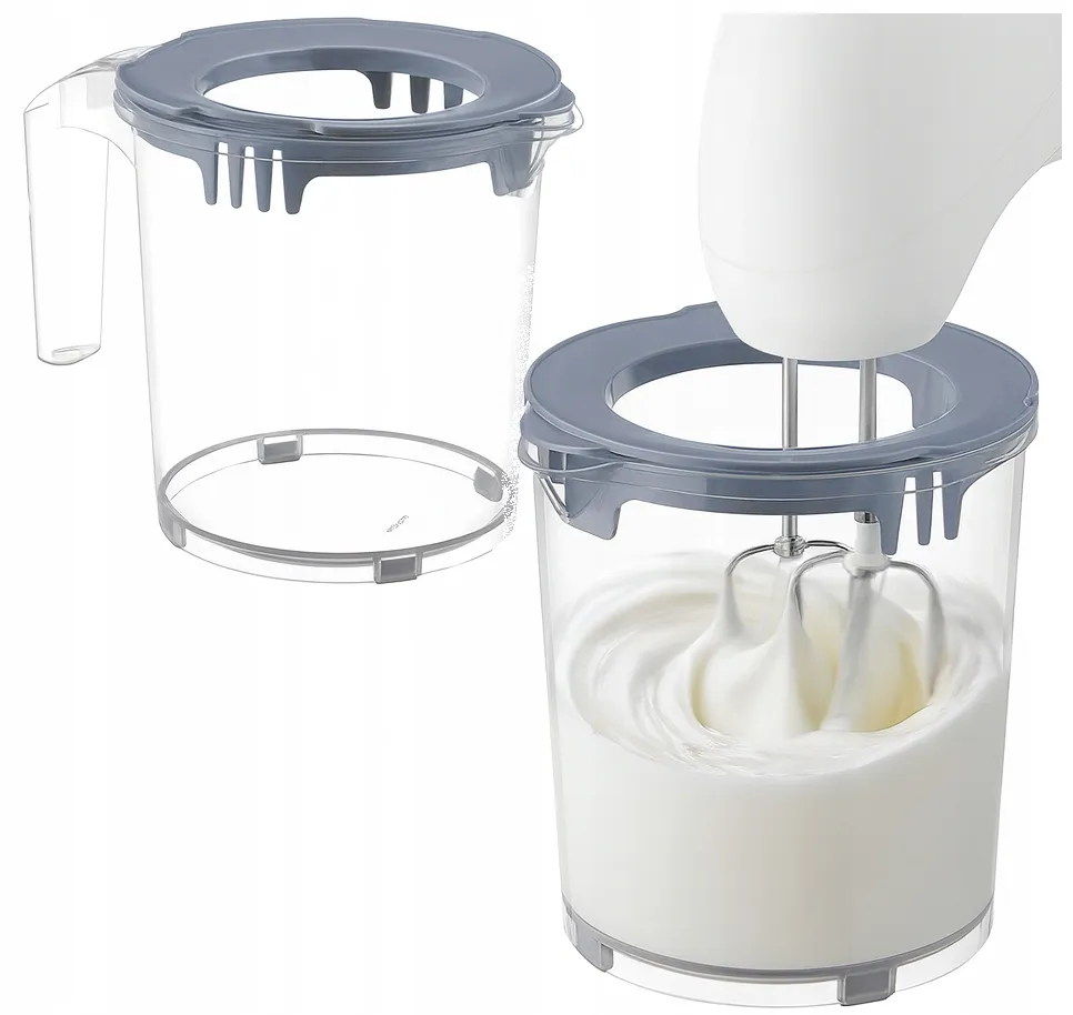 schłodzona miska i mieszadła do ubijania śmietany