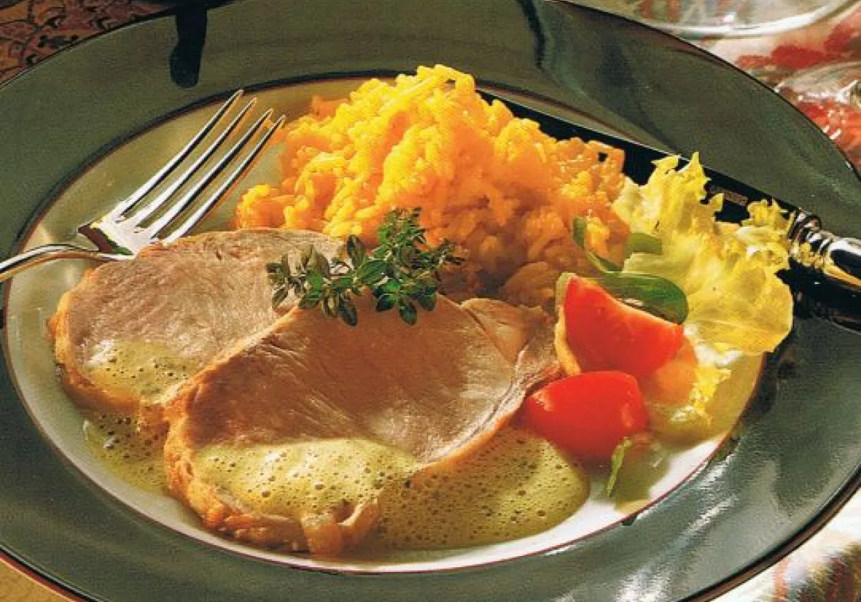 pieczeń cielęca z ziołami