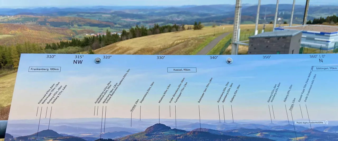 Radom Wasserkuppe Aussicht