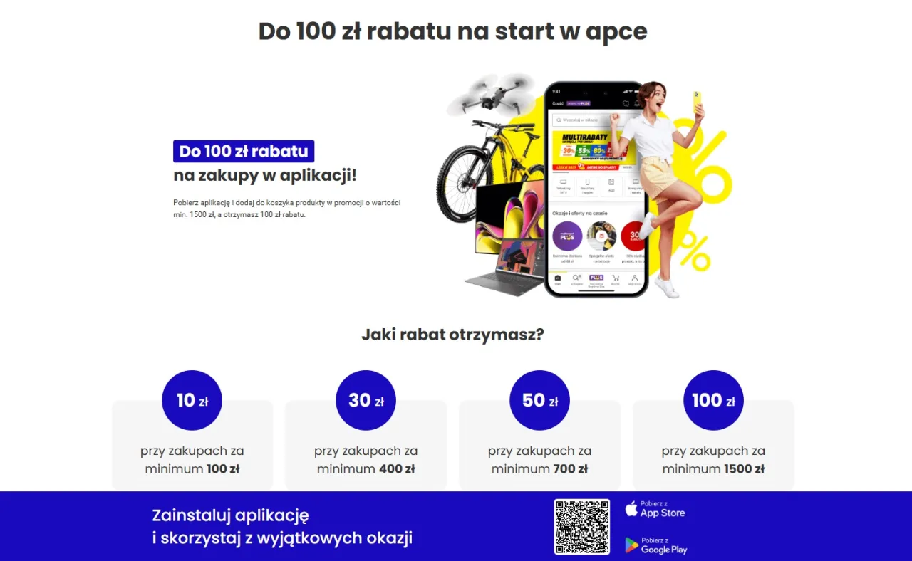 Aplikacja mobilna Media Expert, newsletter Media Expert, kody rabatowe